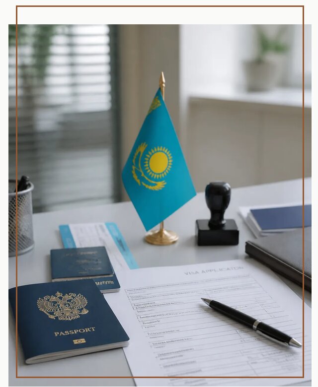 Оформление визы в Казахстан для поездки и работы в Лобне