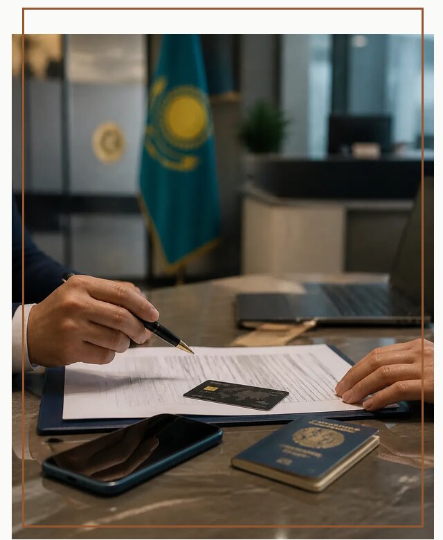 Открытие счета и банковской карты в Казахстане в Лобне